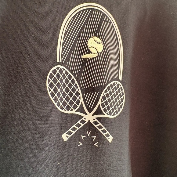 NWT Rasco Varley Court Club Navy Blue Sweatshirt Size Medium - Picture 13 of 14